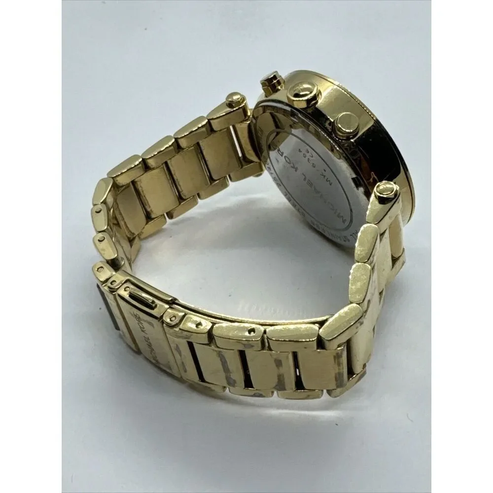 Michael Kors Parker MK5354 Women's Gold Stainless Steel Analog Dial Watch JNA641